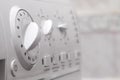 Automatic washing machine control panel Royalty Free Stock Photo