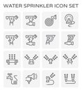 Water sprinkler icon