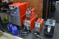 Automatic welding machines welders placed on stand