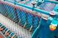 Automatic wire mesh weaving machine