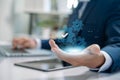 Automating quality control and business processes with efficient workflow systems. Verified automation ensures optimized Royalty Free Stock Photo