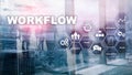 Automation of business workflows. Work process. Reliability and repeatability in technology and financial processes.