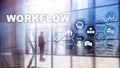 Automation of business workflows. Work process. Reliability and repeatability in technology and financial processes.