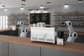 Automation cafe or coffee shop