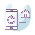 Automation Color Vector icon which can easily modify or edit Royalty Free Stock Photo