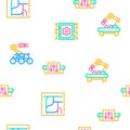 Automation Engineer Vector Seamless Pattern