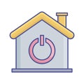 Automation fill vector icon which can easily modify or edit Royalty Free Stock Photo