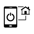Automation glyph vector icon which can easily modify or edit Royalty Free Stock Photo