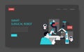 Automation In Healthcare. Flat Vector