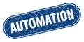 automation sign. automation grunge stamp.