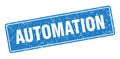 automation sign. automation grunge stamp.