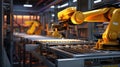 Automation systems in production: robots in factories