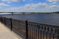 The automobile bridge in Perm. Russia.