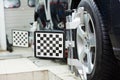 Automobile car wheel alignment