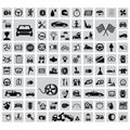 automobile collection. Vector illustration decorative design Royalty Free Stock Photo