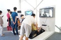 Automobile driving simulation, to attract people to experience