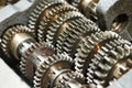 Automobile engine or transmission gear box Royalty Free Stock Photo