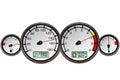 Automobile Gauges Royalty Free Stock Photo