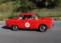 Vintage race rally cars.hold car