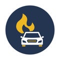 Automobile Isolated Vector icon that can be easily modified or edited Royalty Free Stock Photo