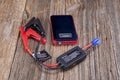 Automobile jump-starter unit