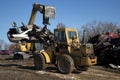 Automobile junk-yard Royalty Free Stock Photo