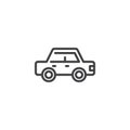 Automobile line icon