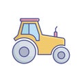 Automobile Line Style vector icon which can easily modify or edit