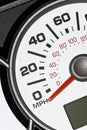 An automobile odometer Royalty Free Stock Photo
