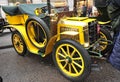 1903 Darracq Buttercup car exposed in London , England Royalty Free Stock Photo