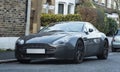 Automotive: An Aston Martin sports car. 3 Royalty Free Stock Photo