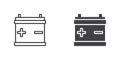 Automotive battery icon