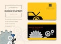 Automotive business card or name card template.