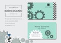 Automotive business card or name card template.