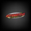 Automotive car badge logo Perfect logo for business related to automotive industry car Royalty Free Stock Photo