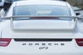 Automotive: Close up of the Porsche spoiler and radiator grille. 2