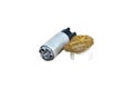 Automotive fuel pump and clogged filters , old fuel strainer of car fuel pump
