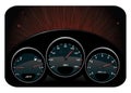 Automotive gages Royalty Free Stock Photo