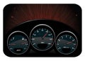 Automotive gages Royalty Free Stock Photo