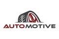 Automotive logo Royalty Free Stock Photo