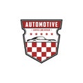 automotive Repair and service emblem logo design, best for car shop,garage, spare parts logo premium vector