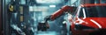 Automotive robotic arm revolutionizing car assembly