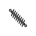 Automotive Shock Absorber Flat Vector Icon