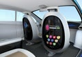 Autonomous car interior concept