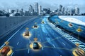 Autonomous car sensor system concept for safety of driverless mode car control