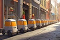 Autonomous delivery vehicles.