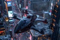 Autonomous Drone Flight, Navigating Urban Airspace with Advanced Technology and Safety Features for Efficient City