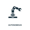 Autonomous icon. Premium style design from artificial intelligence icon collection. UI and UX. Pixel perfect autonomous icon. For