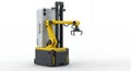 Autonomous Mobile Robot with Robotic Arm, Automated Material Handling System