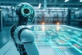 Autonomous robotics self guided problem solving agentic AI futuristic